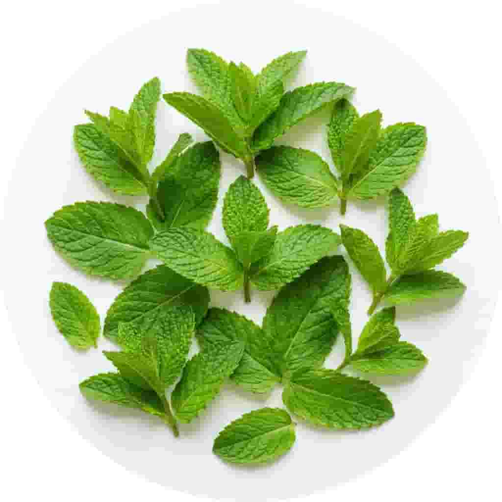 Spearmint leaves