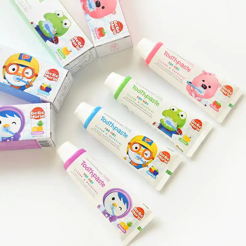 Kids toothpaste child friendly packaging